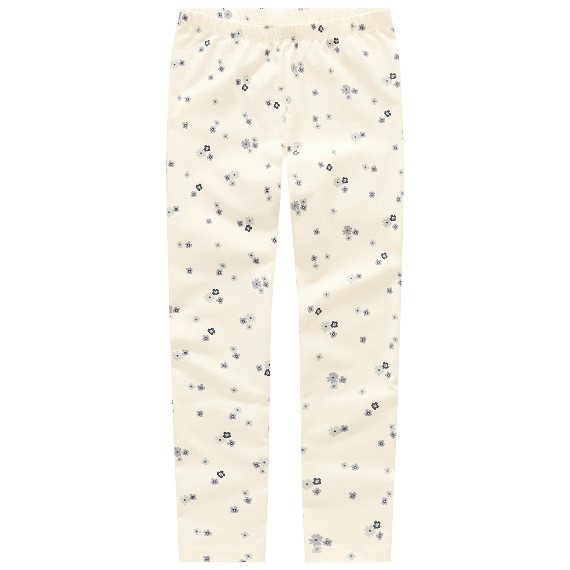 2 Mädchen Leggings mit Blümchen