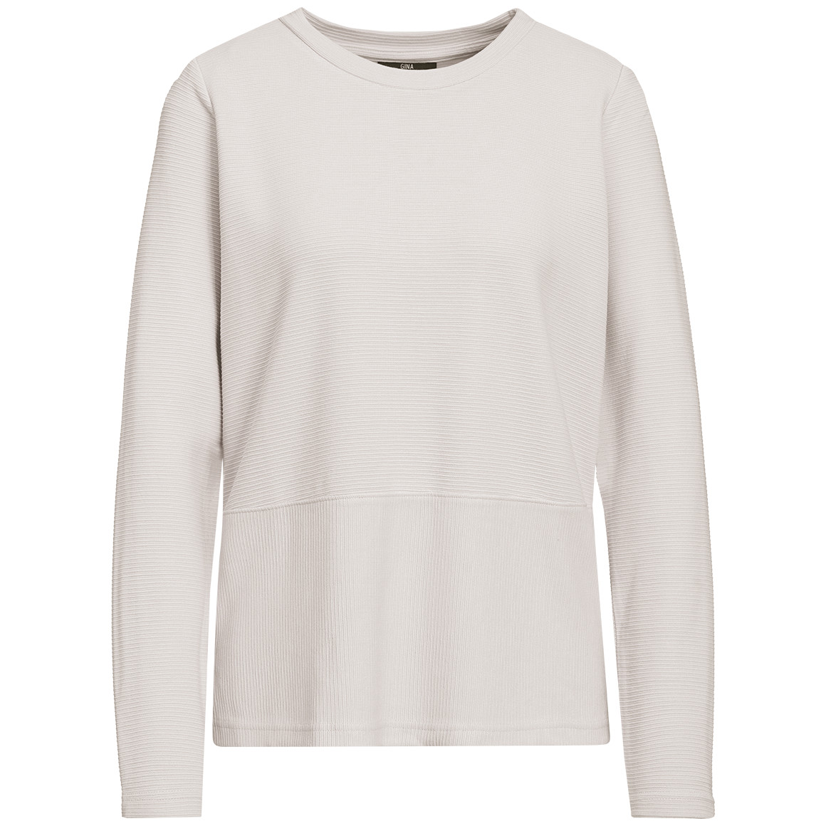 Damen Langarmshirt in strukturierter Qualität