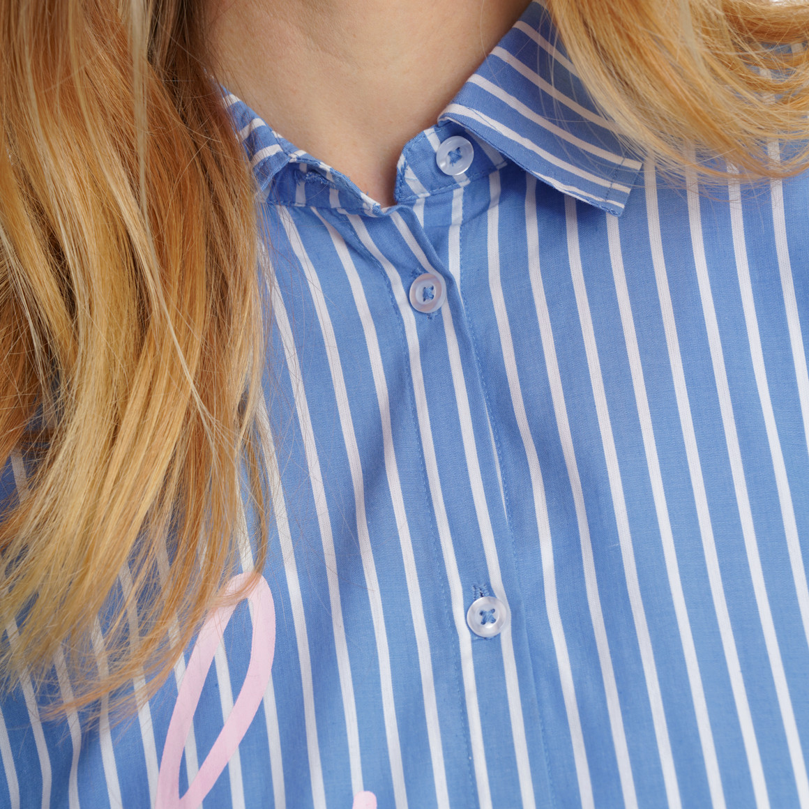 Damen Bluse mit Hemdkragen