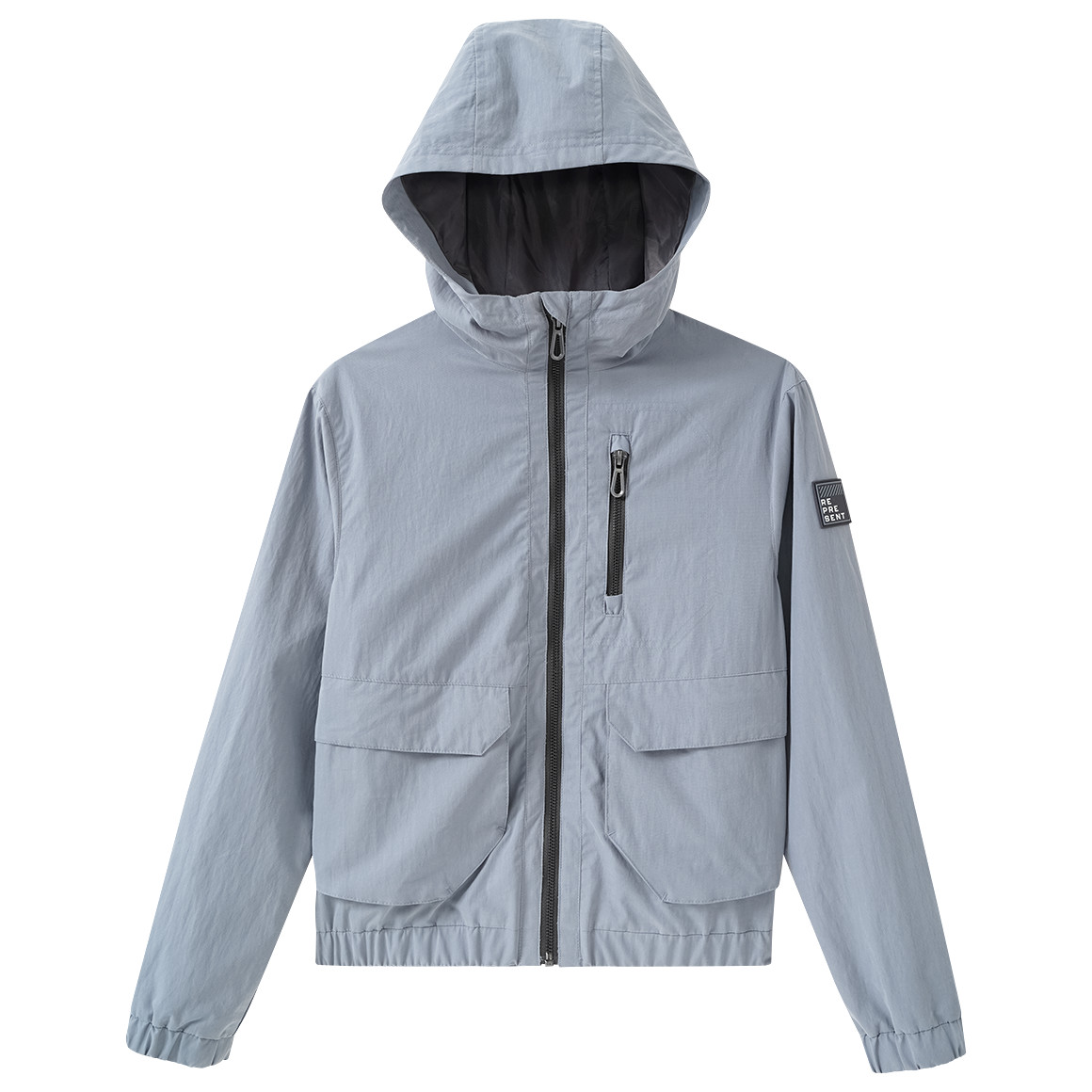 Jongensblouson met capuchon