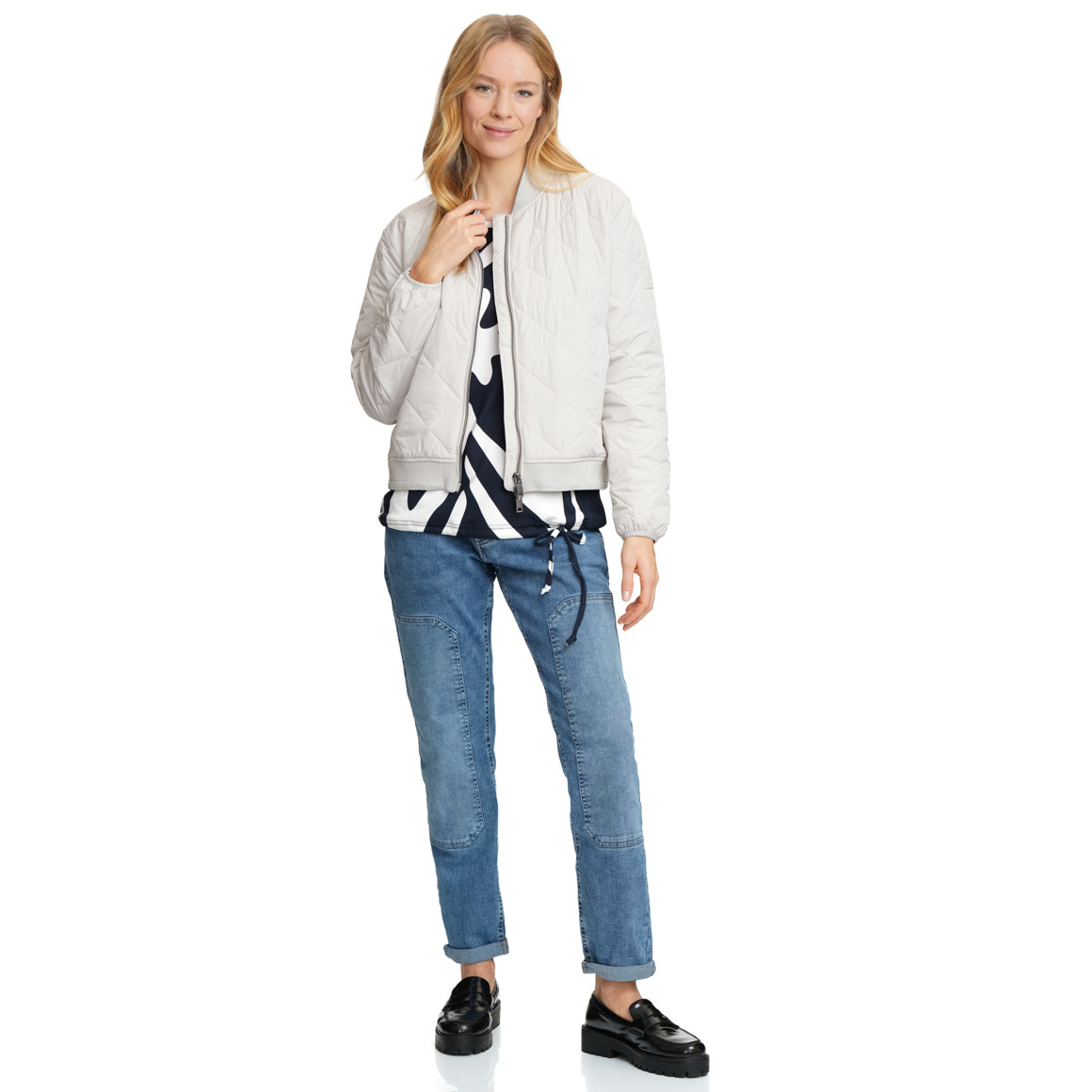 Damen Stepp-Blouson mit Glitzer