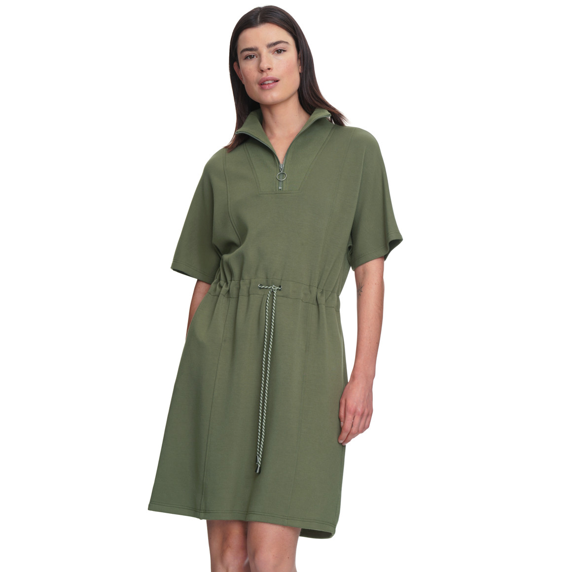 Damen Kleid mit Troyerkragen