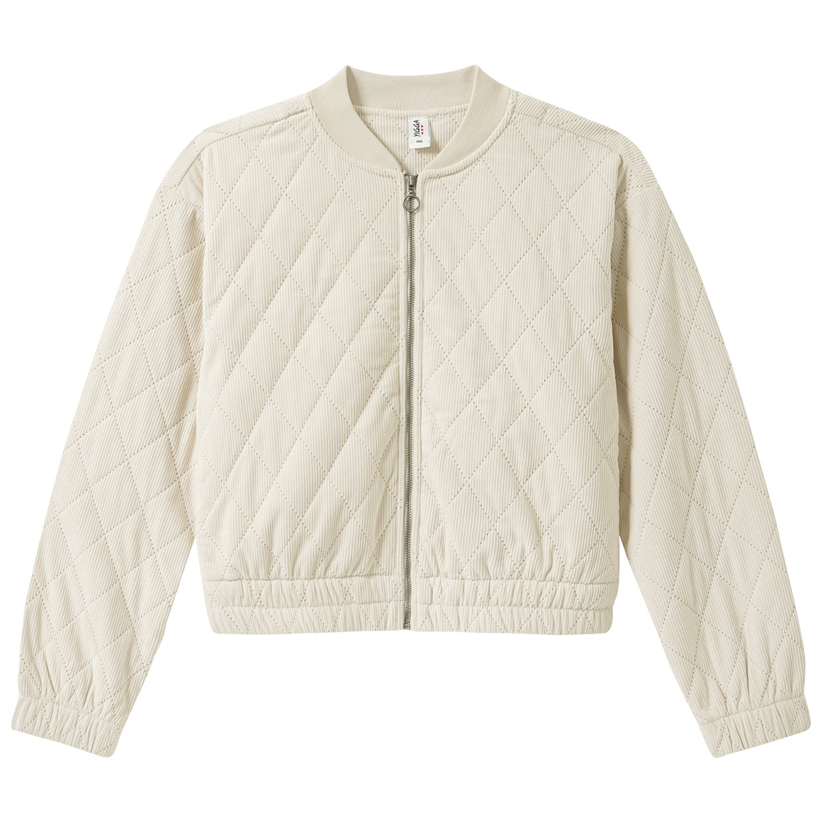 Corduroy jas voor meisjes met stiksels