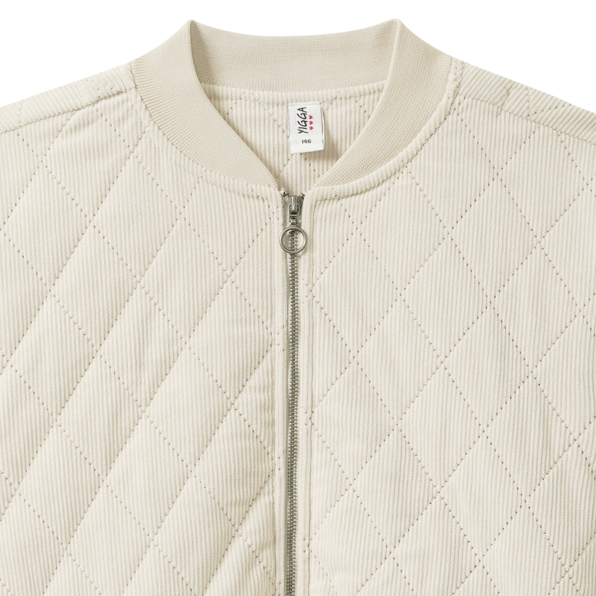 Corduroy jas voor meisjes met stiksels