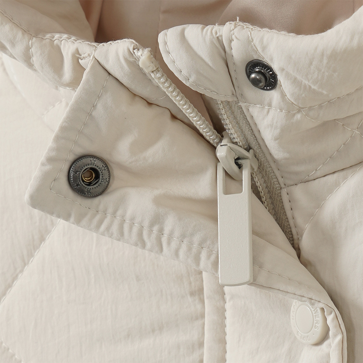 Mädchen Steppjacke mit Kapuze