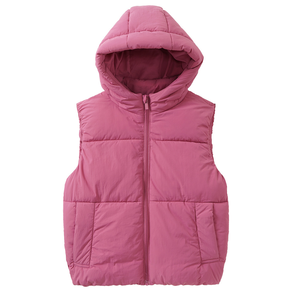 Mädchen Steppweste mit Kapuze