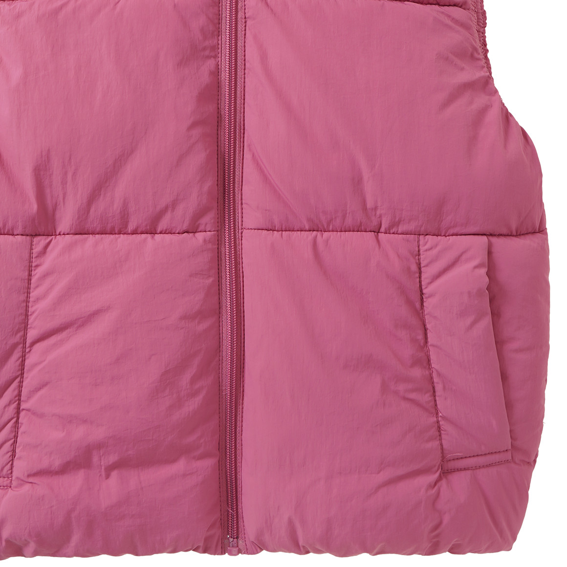 Mädchen Steppweste mit Kapuze