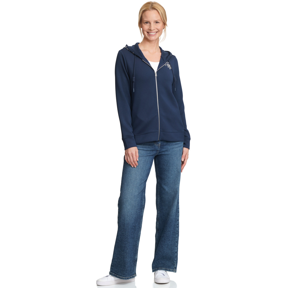 Damen Sweatjacke aus Modal-Mix