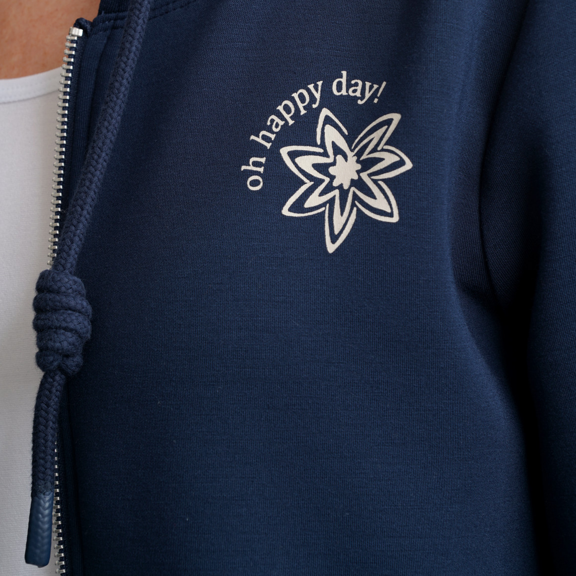 Damen Sweatjacke aus Modal-Mix