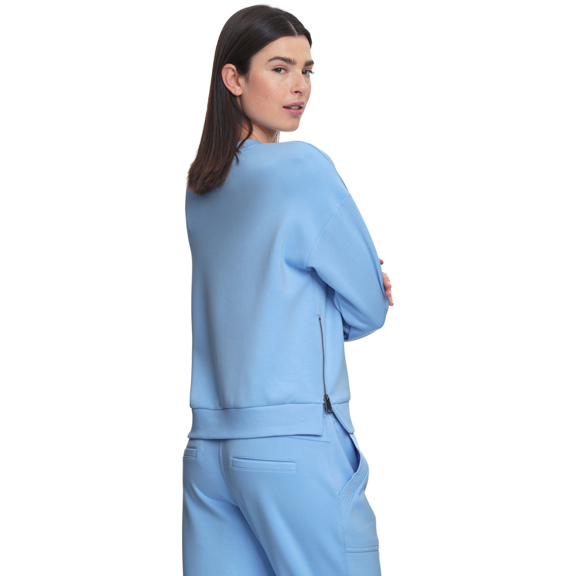 Damen Sweatshirt aus Modal-Mix