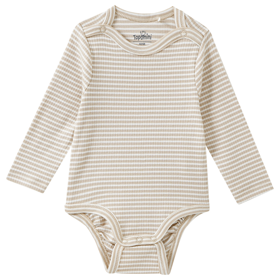 2 Baby Langarmbodys im Doppelpack