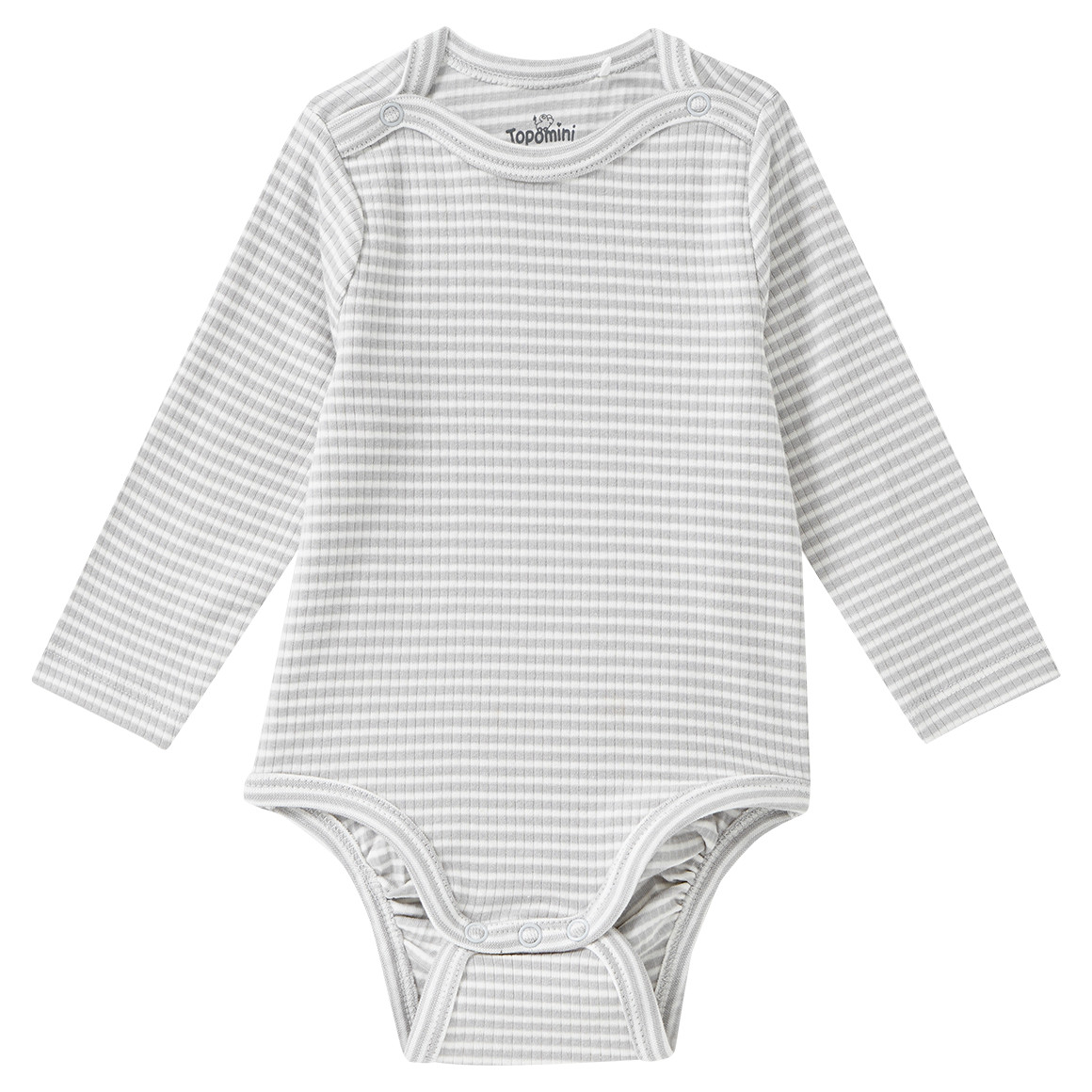 2 Baby Langarmbodys im Doppelpack