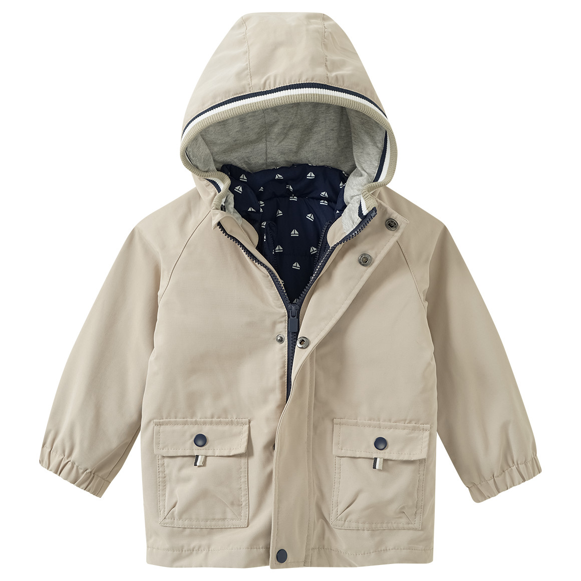 Jungen 3-in1 Jacke mit herausnehmbarer Weste