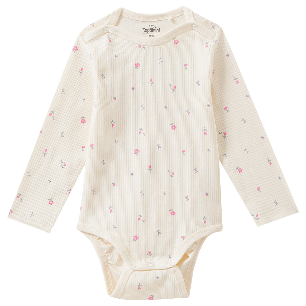 2 Baby Langarmbodys im Doppelpack