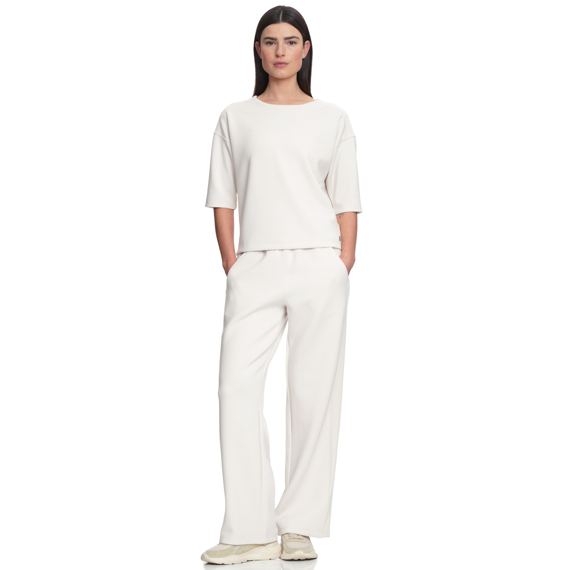 Damen Sweatshirt aus Modal-Mix