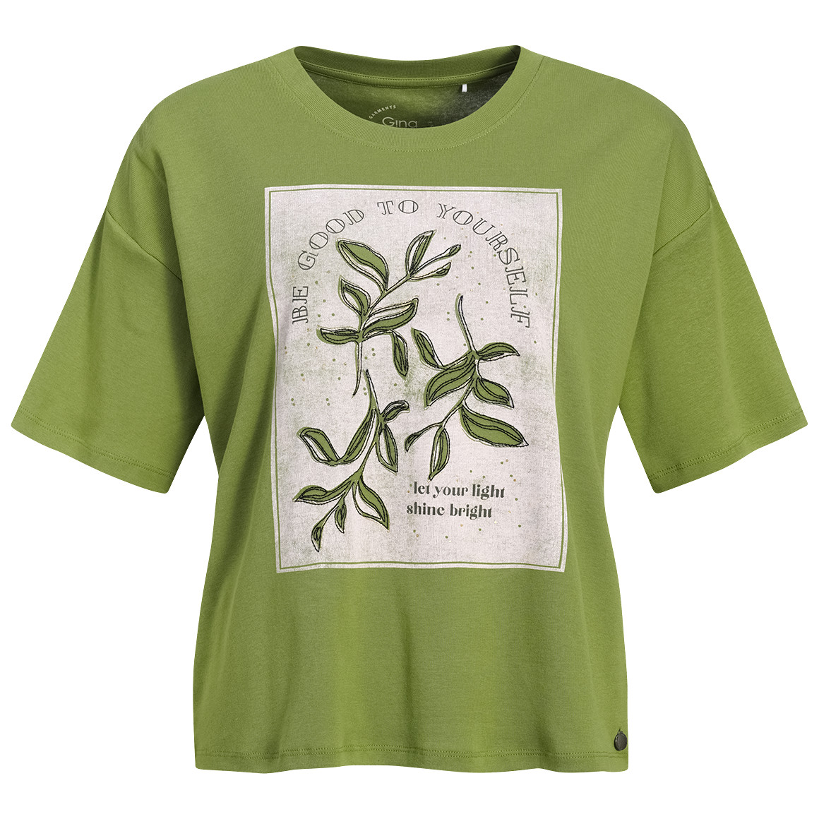 Damen T-Shirt mit Brust-Print