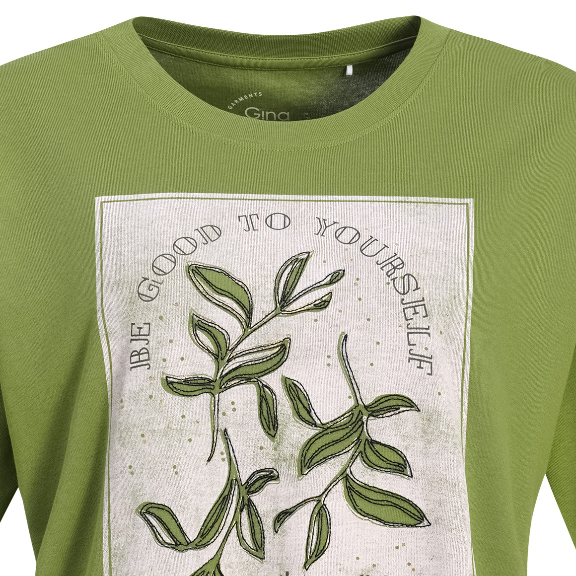 Damen T-Shirt mit Brust-Print