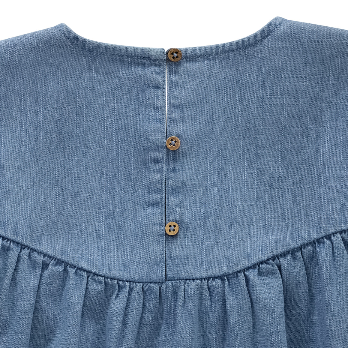 Mädchen Jeansbluse mit Zierschleife