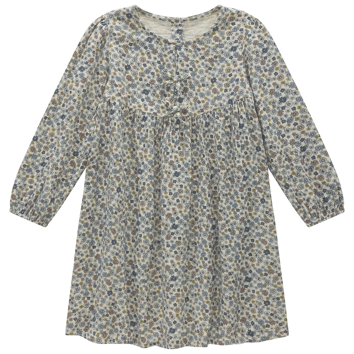 Mädchen Musselin-Kleid im Millefleur-Design