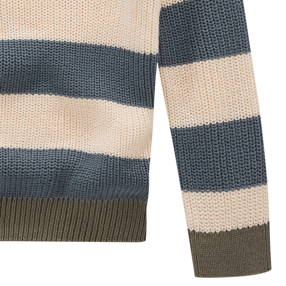 Jungen Strickpullover mit Streifen