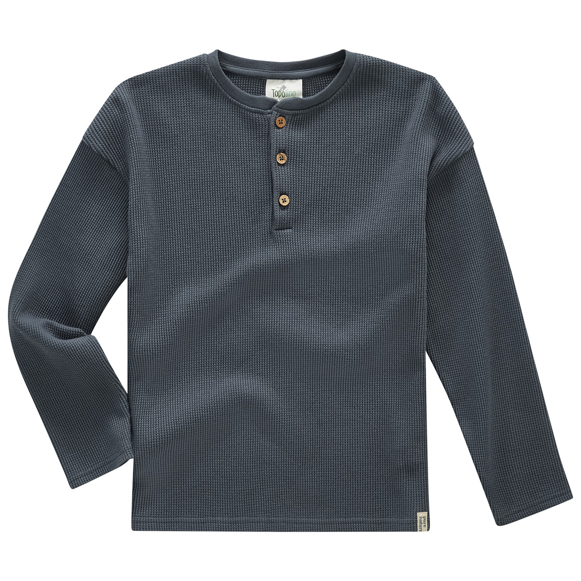 2 Jungen Langarmshirts aus Waffel-Piqué