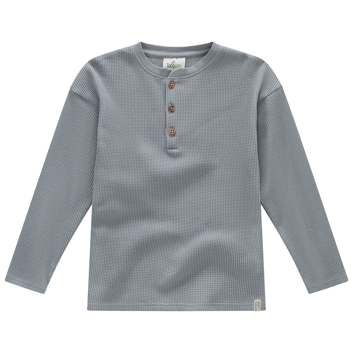 2 Jungen Langarmshirts aus Waffel-Piqué
