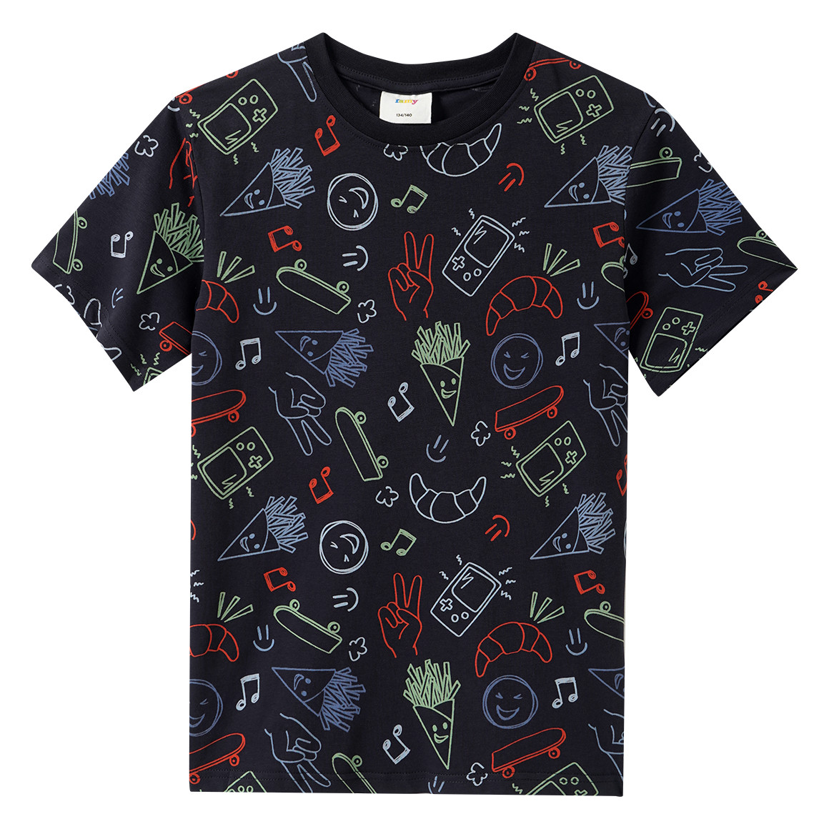 3 Jungen T-Shirts mit Prints