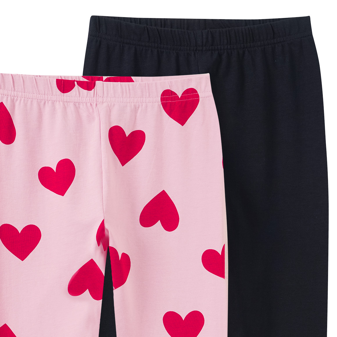 2 meisjesleggings in set