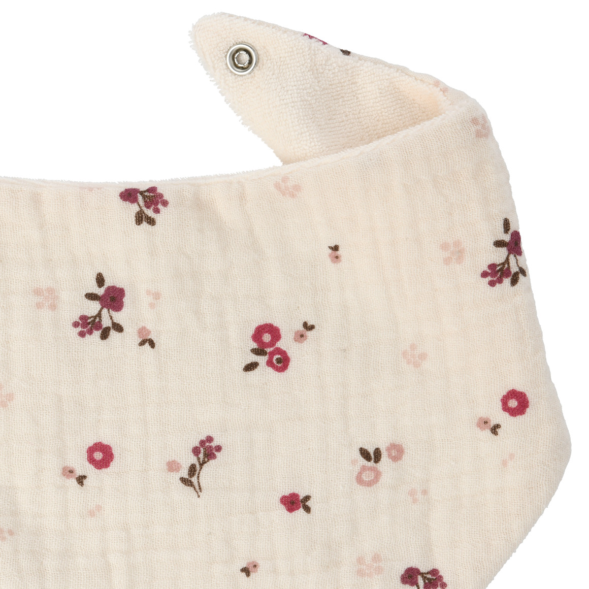 Baby mousseline bandana met badstof binnenin