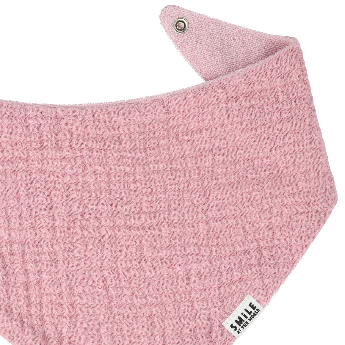 Baby mousseline bandana met badstof binnenin