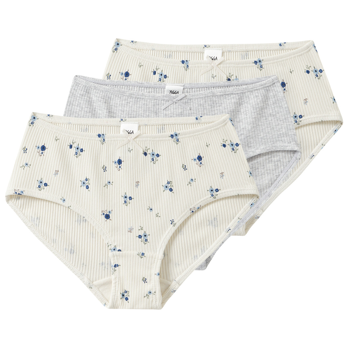 3 Mädchen Pantys in verschiedenen Dessins