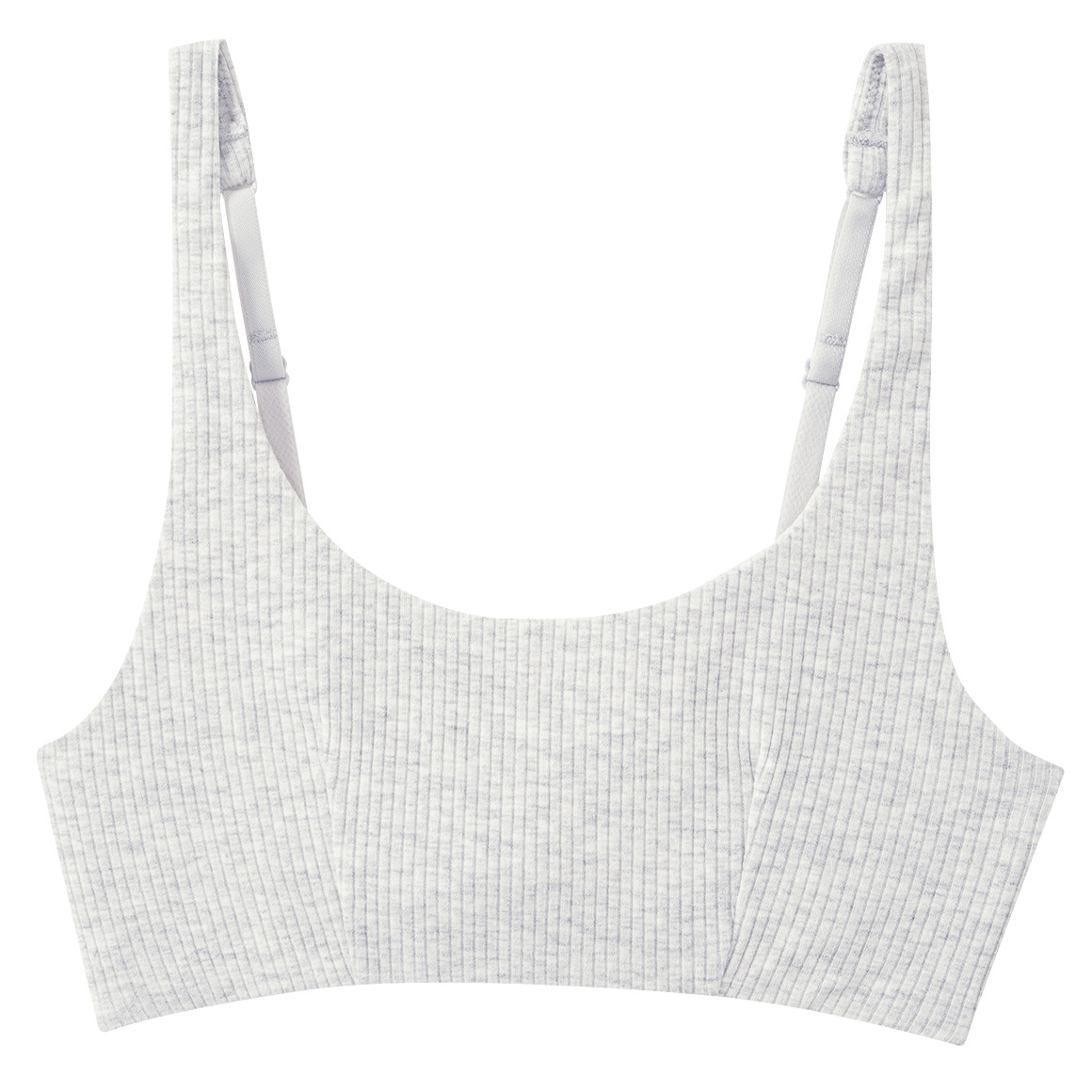 2 meisjesbustiers met ribstructuur