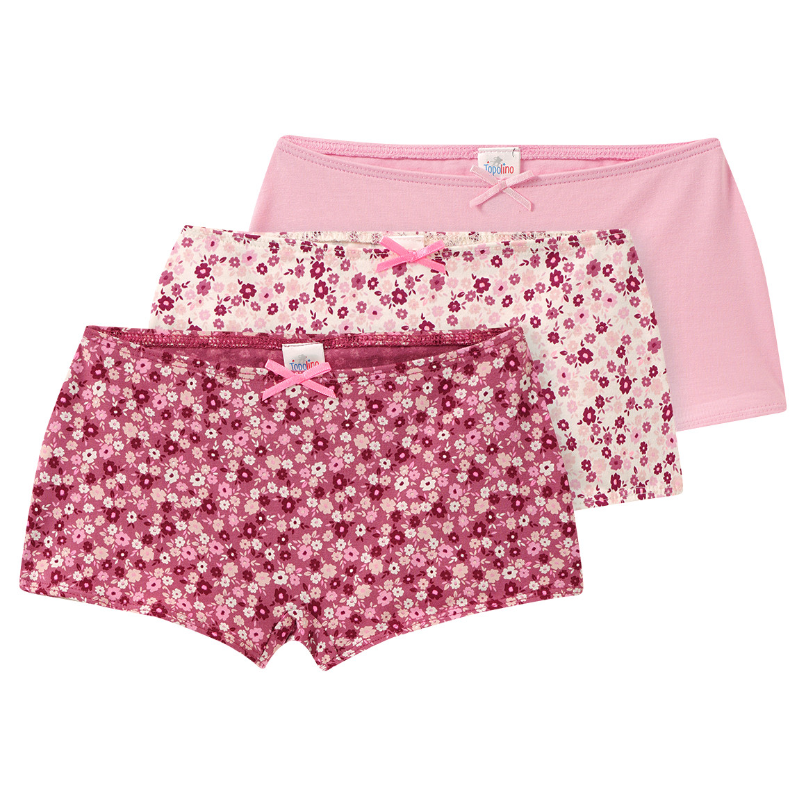 3 Mädchen Pantys in verschiedenen Dessins