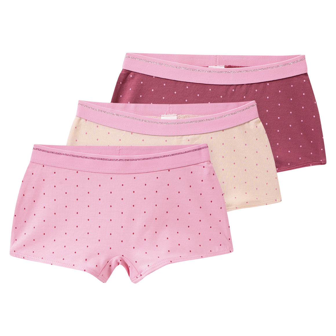 3 Mädchen Pantys in verschiedenen Dessins