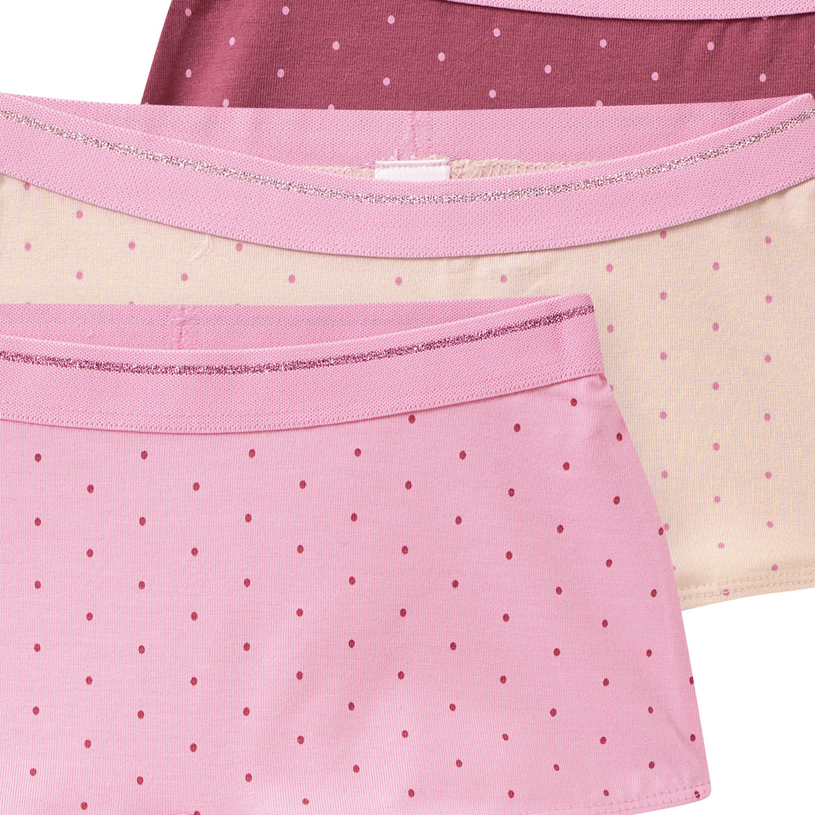 3 Mädchen Pantys in verschiedenen Dessins