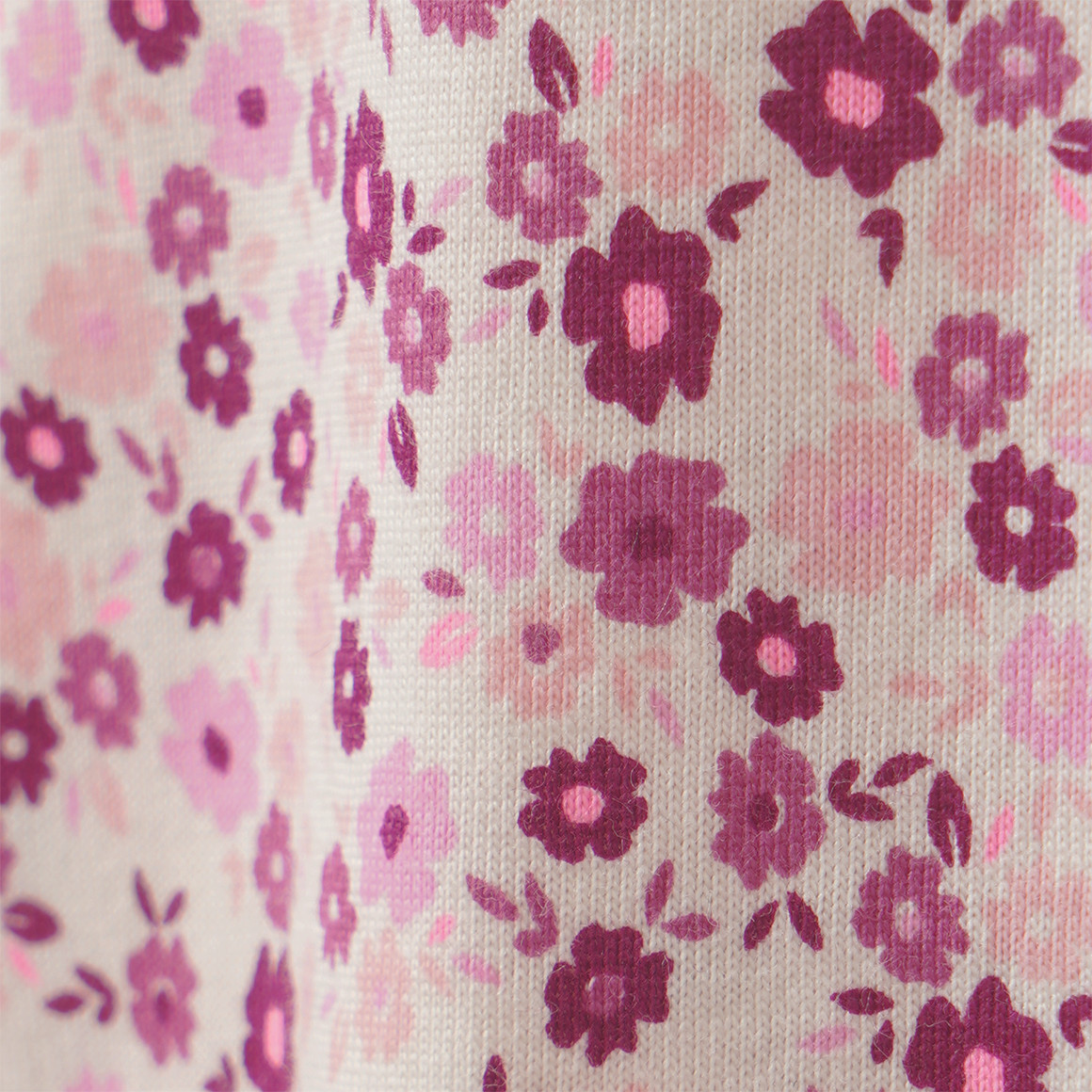 Mädchen Schlafanzug mit Blumen-Allover