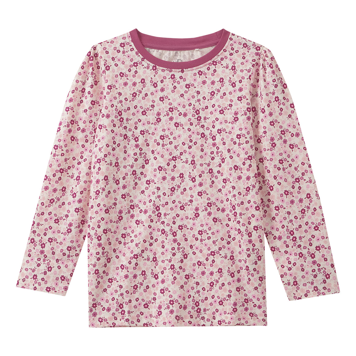 Mädchen Schlafanzug mit Blumen-Allover