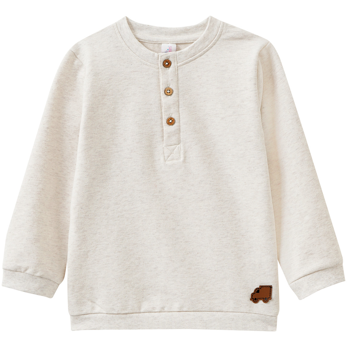 Baby Sweatshirt mit Knopfleiste