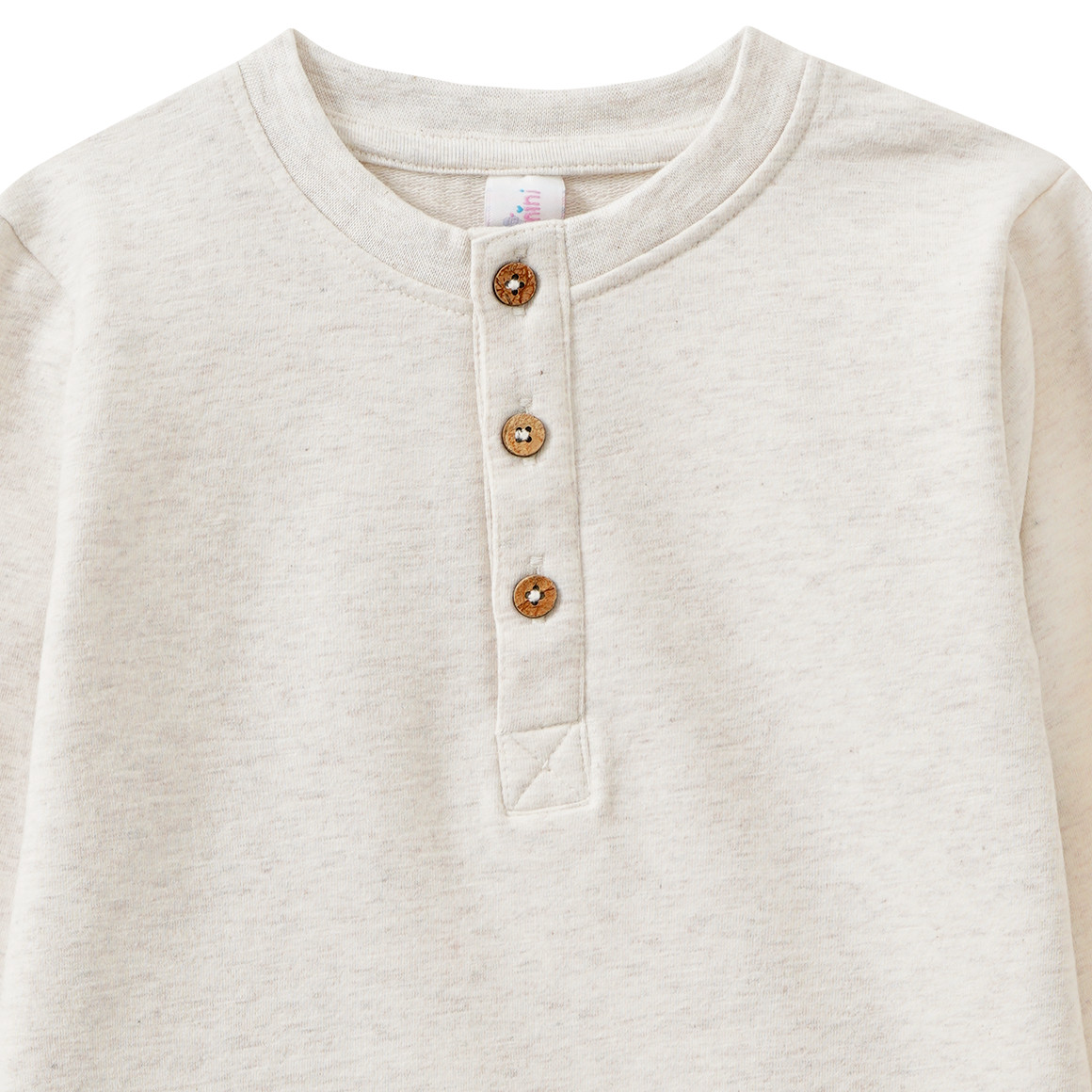 Baby Sweatshirt mit Knopfleiste