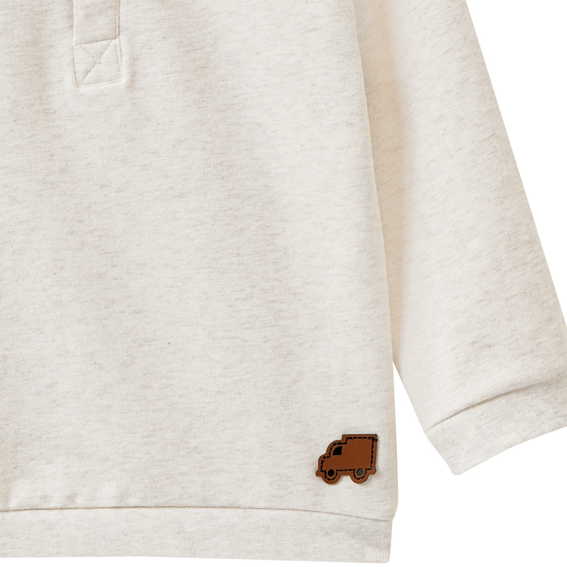 Baby Sweatshirt mit Knopfleiste