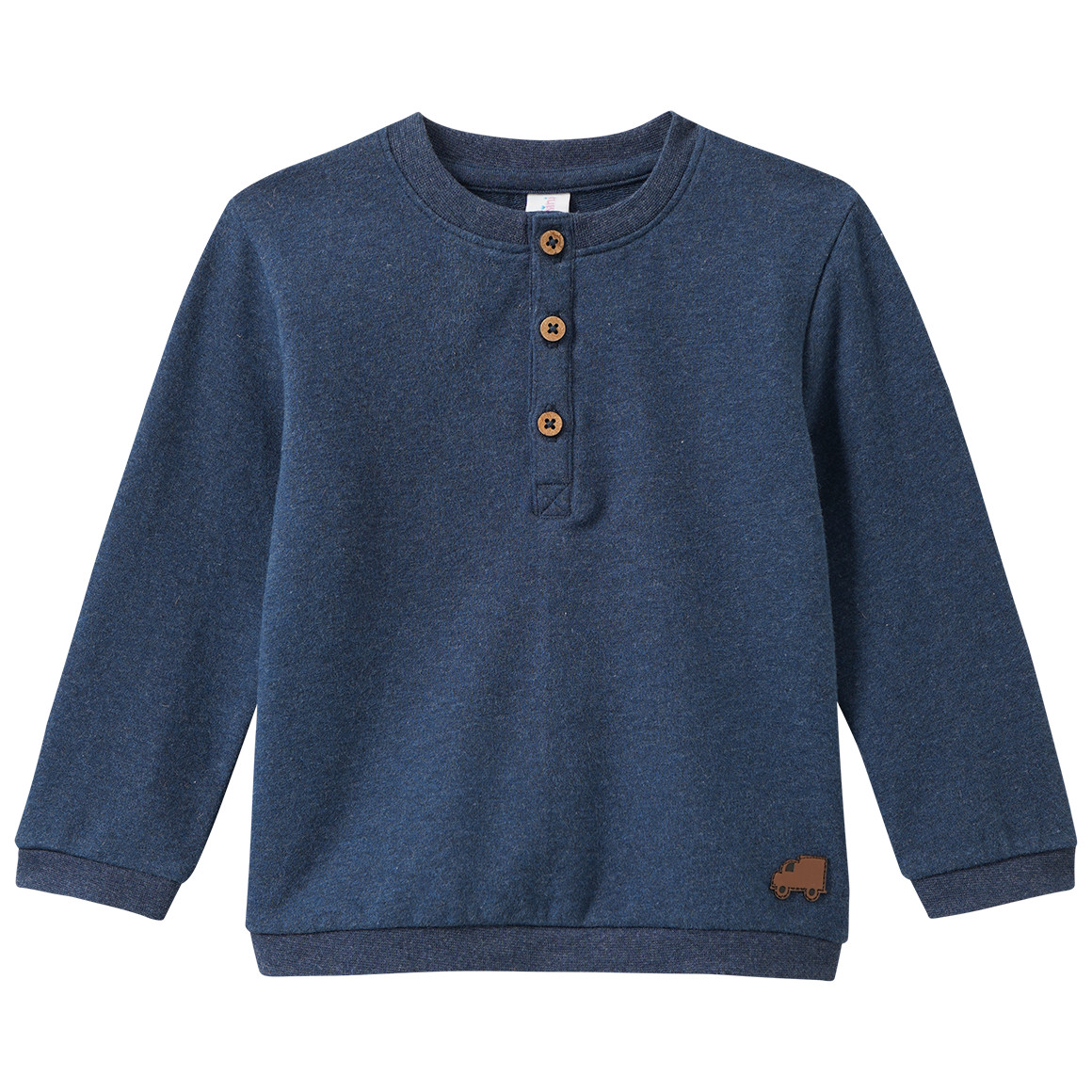 Baby Sweatshirt mit Knopfleiste