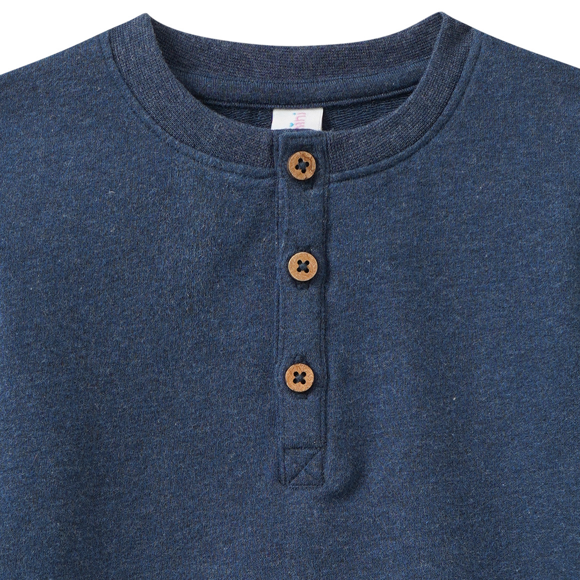 Baby Sweatshirt mit Knopfleiste