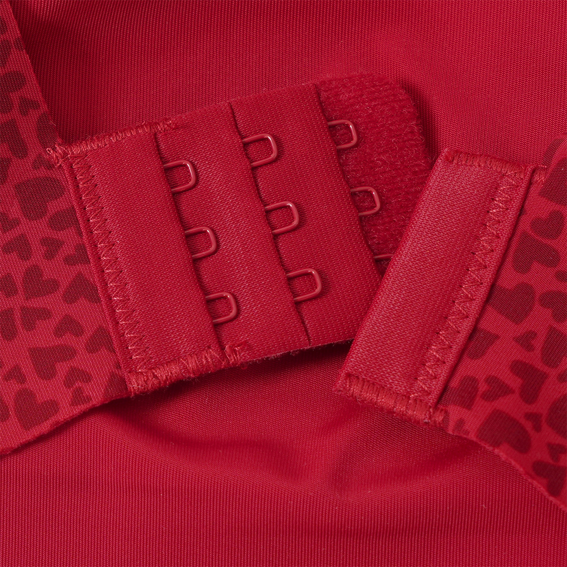 Damen Seamless-Bustier mit Herz-Muster