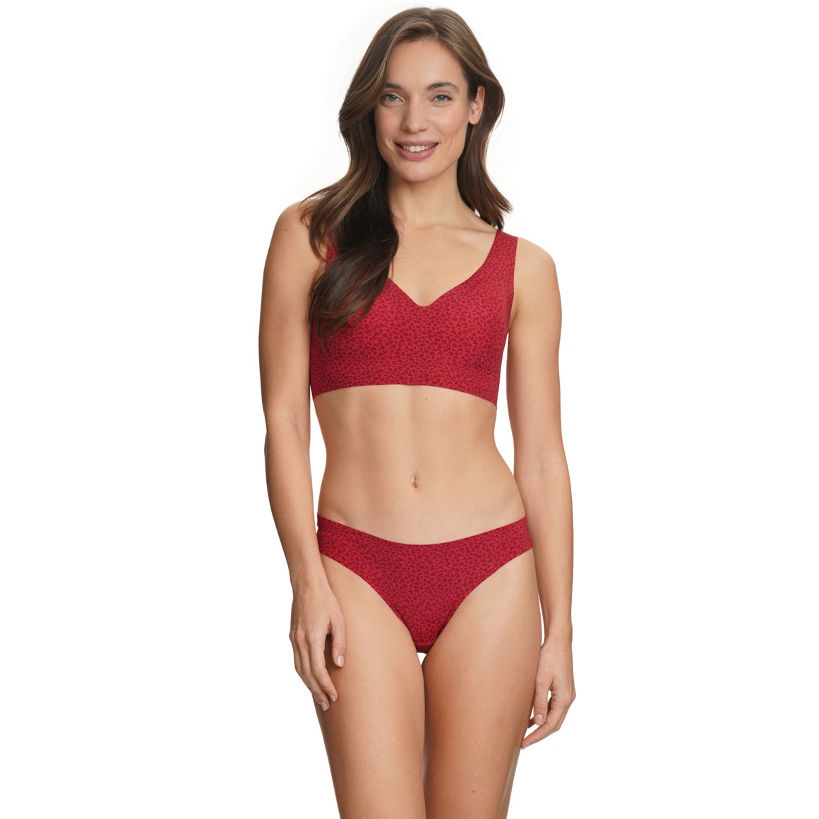 Naadloze string voor dames met hartjes