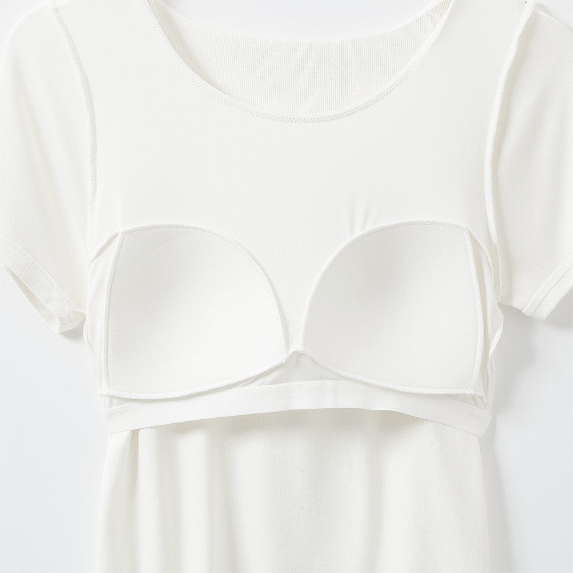 Damen Bustier-Shirt mit wattierten Cups