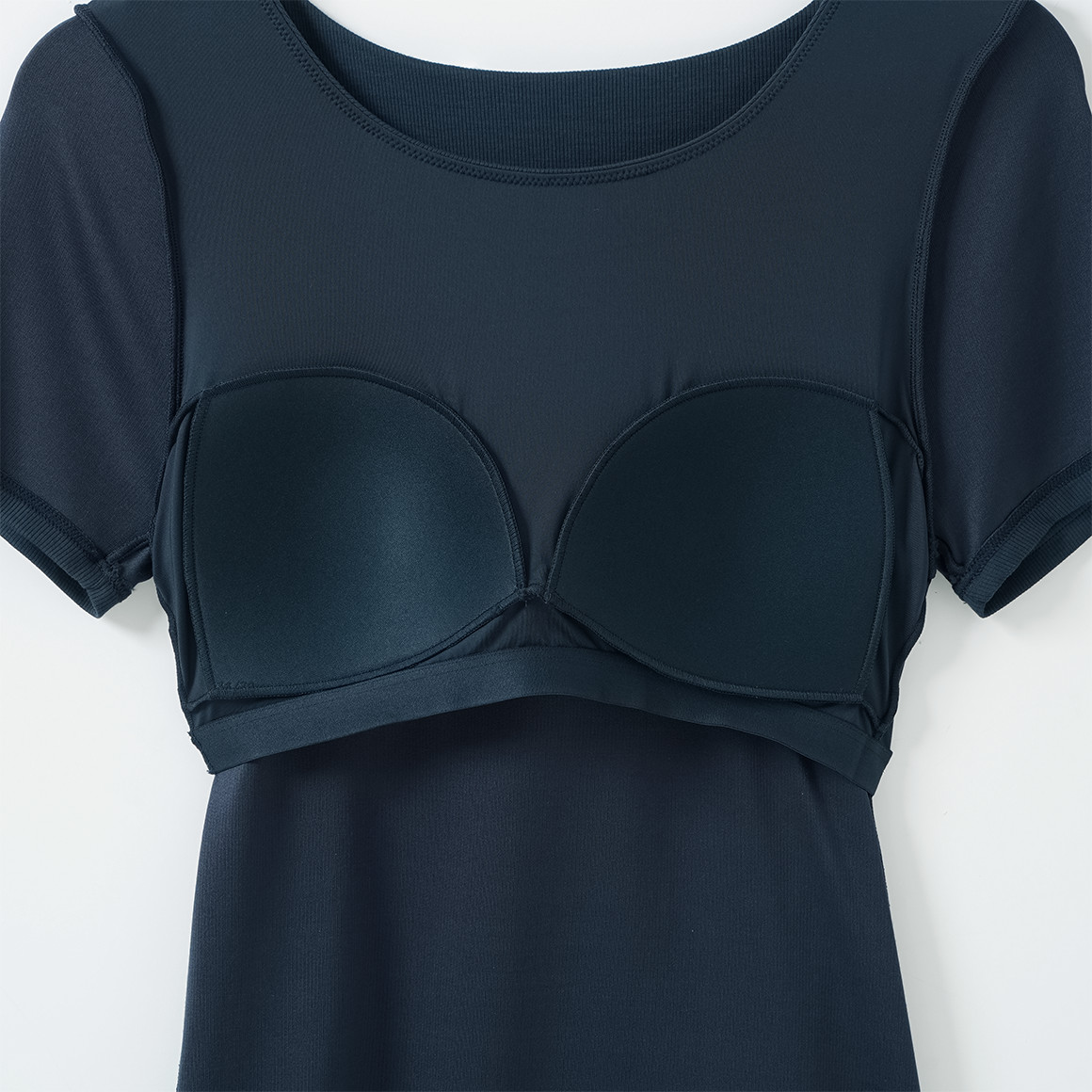 Damen Bustier-Shirt mit wattierten Cups