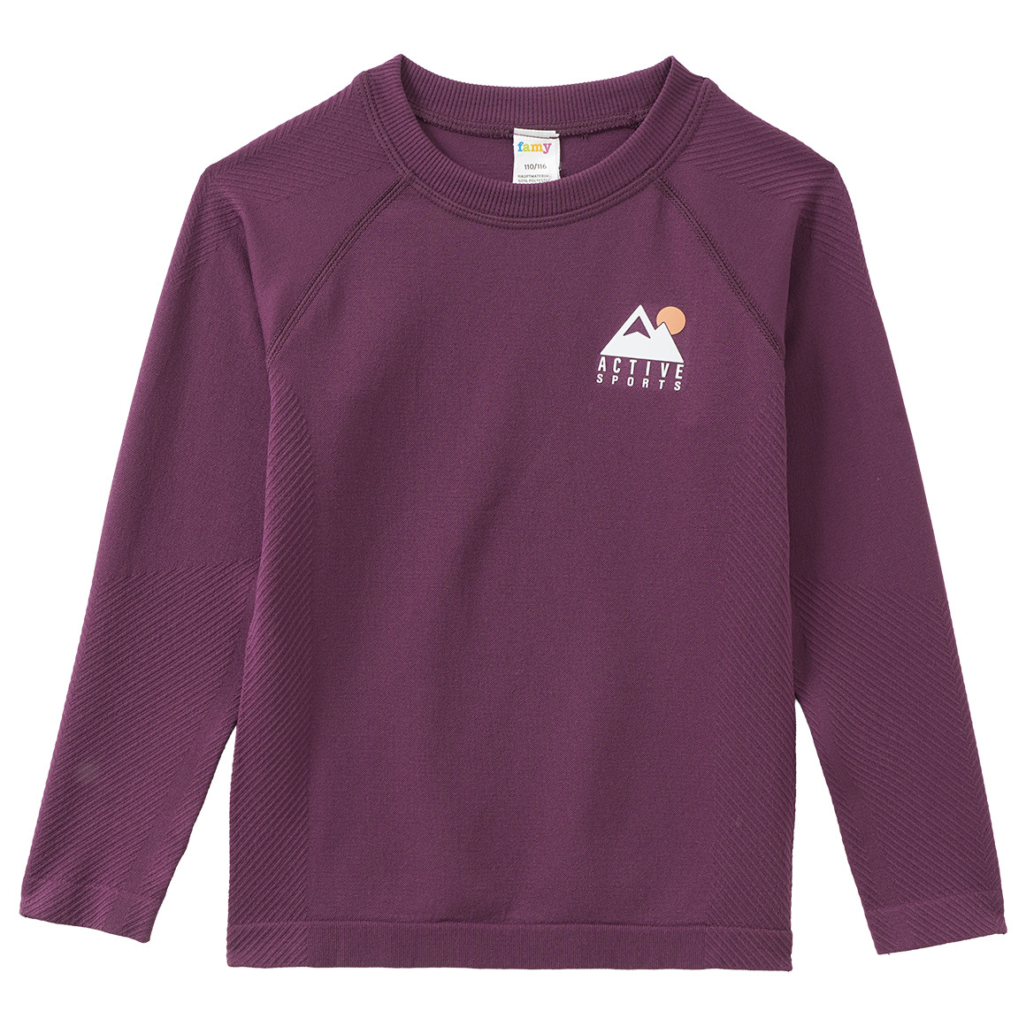 Thermoshirt voor meisjes met Seamless-look