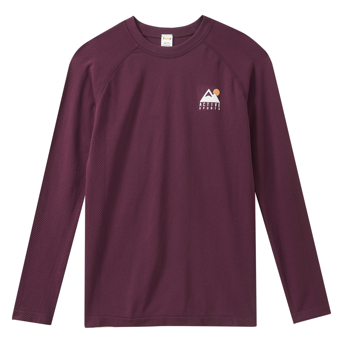 Thermoshirt voor meisjes met naadloze look