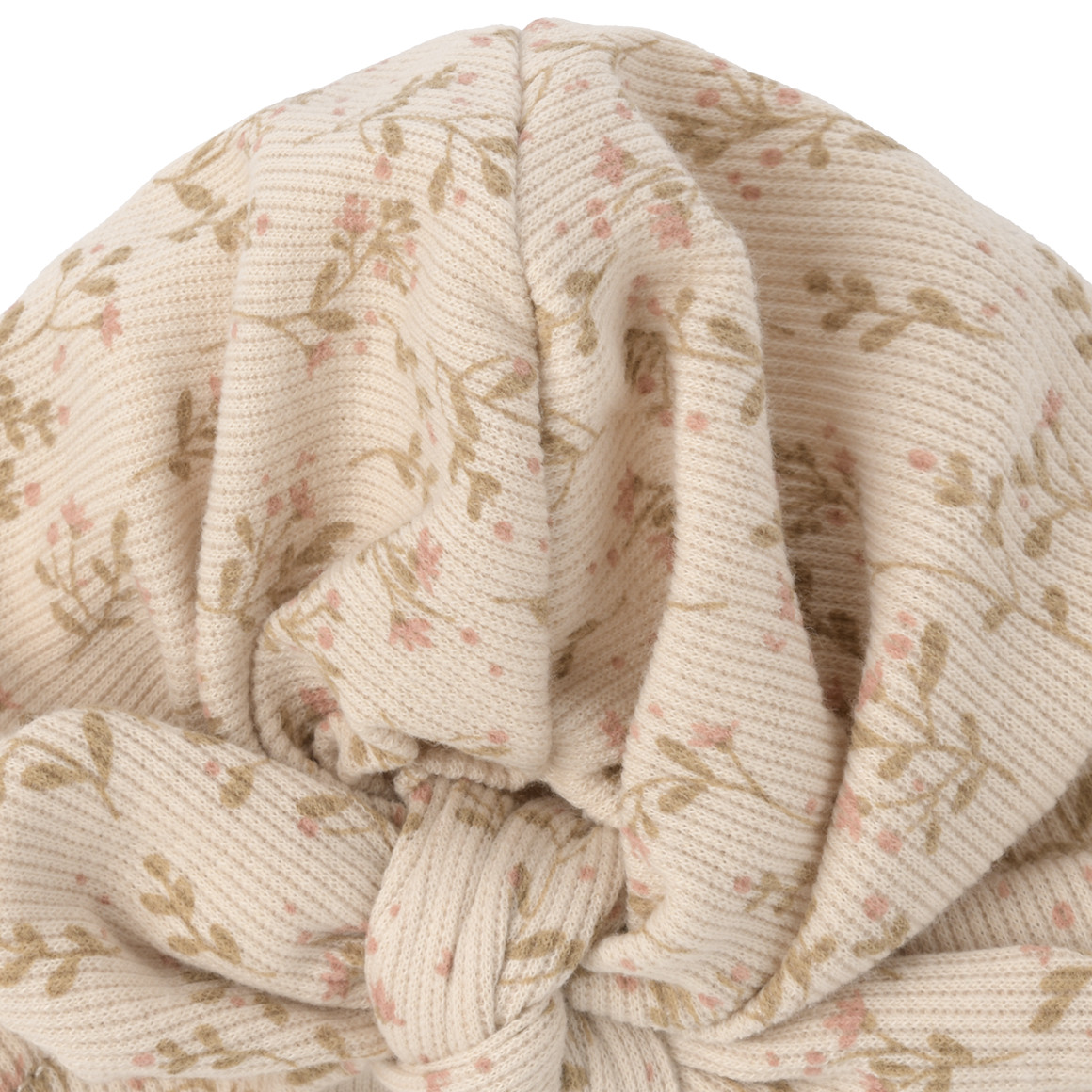 Babymuts met ribstructuur