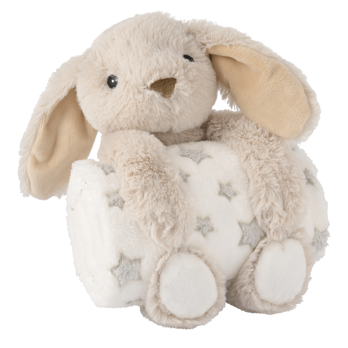 Plüschhase  mit Decke